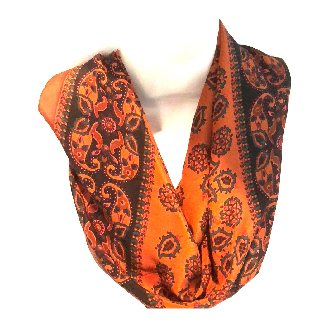 Gorgeous 100 Silk Scarf Made In Italy